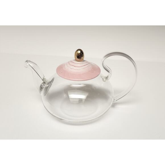 Transparent Mini Teapot And Pink Cups Set - Picture 10 of 10